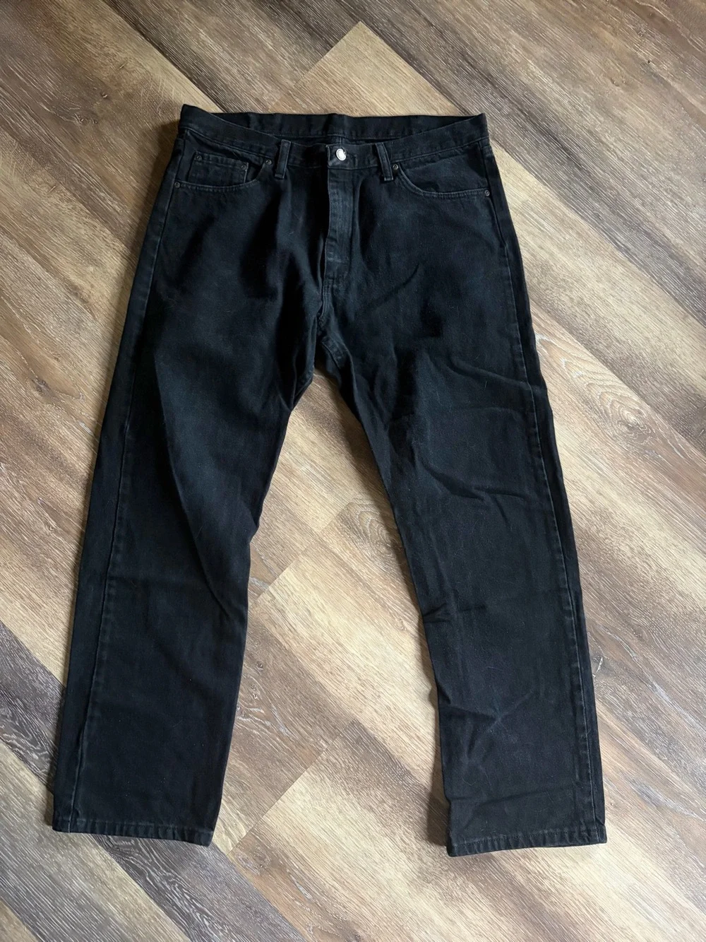 Vintage Wrangler Men's Black Jeans
